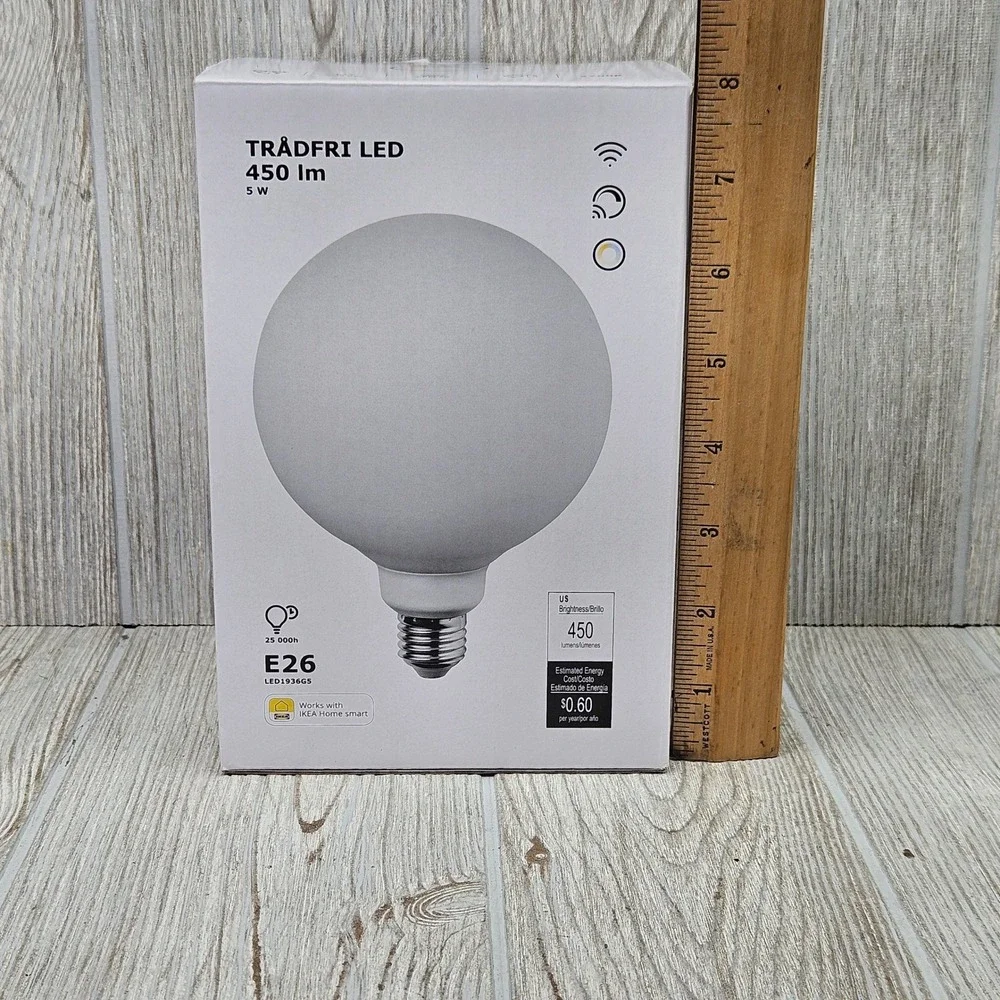 IKEA Tradfri LED 450lm 5W Smart Bulb E26 2700K Warm White Zigbee 604.413.45